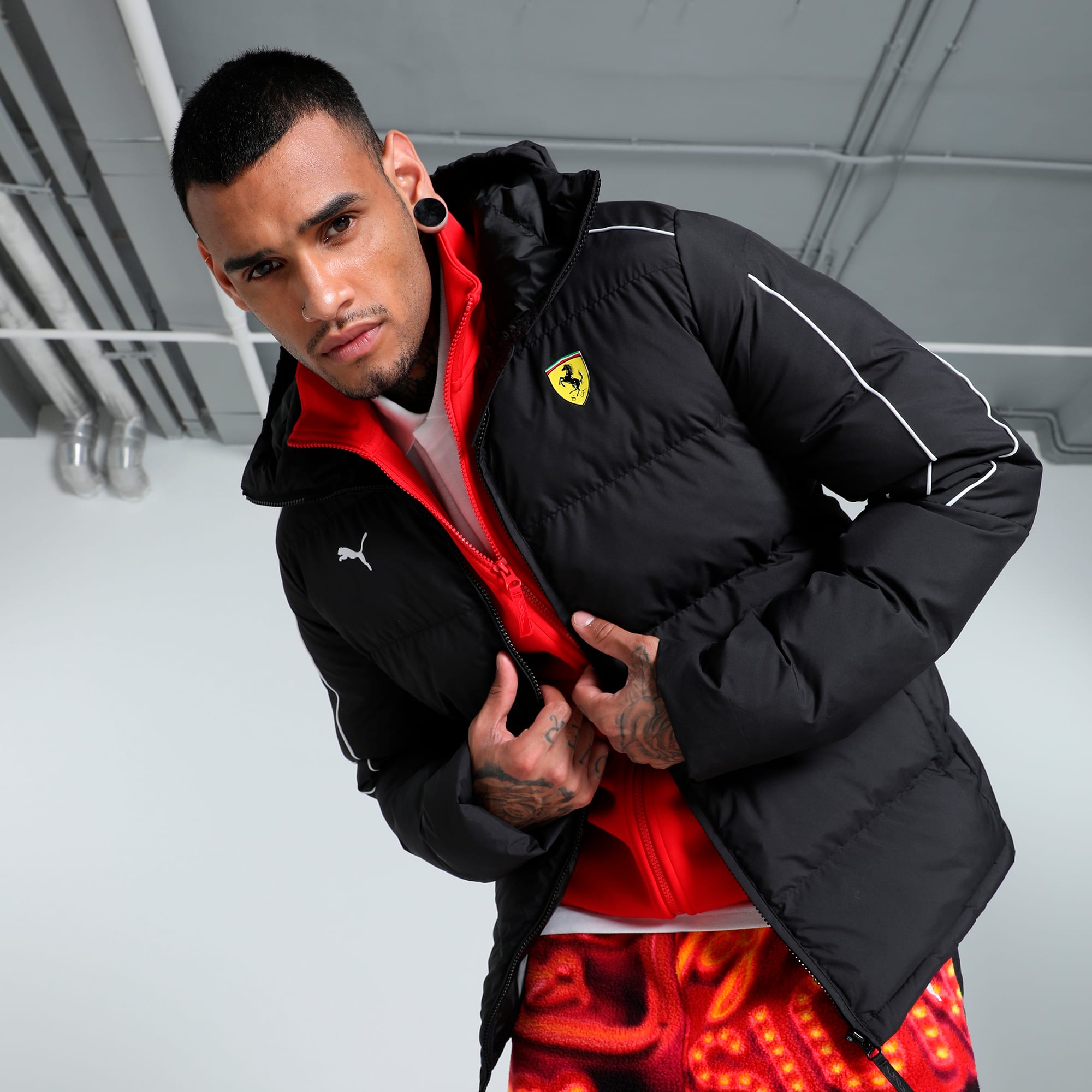 Ferrari puffer jacket clearance